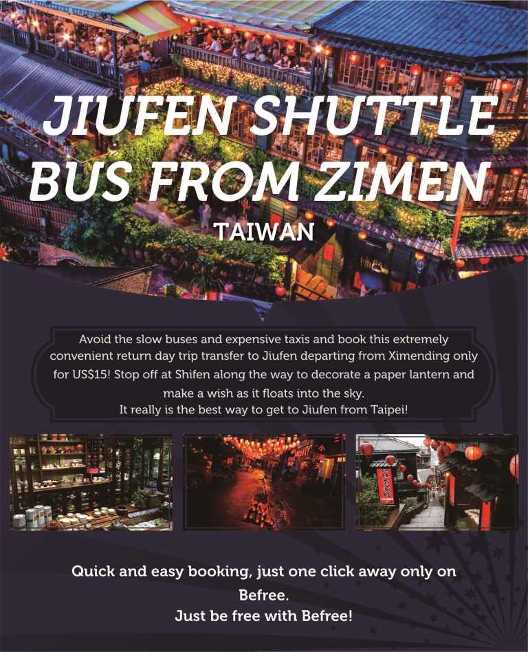 taiwan tourist shuttle jiufen