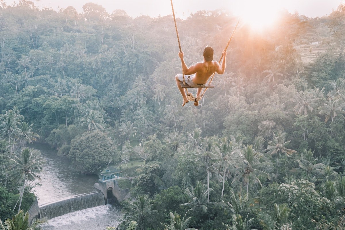 Bali Indonesia the Cloud Swing  Bali  Ubud Swing  Private Tour with Japanese Speaking Guide