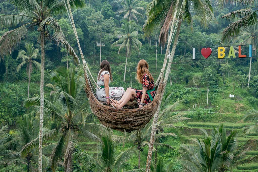 Bali Indonesia the Cloud Swing  Bali  Ubud Swing  Private Tour with Japanese Speaking Guide